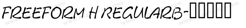 FreeForm H RegularB字体转换